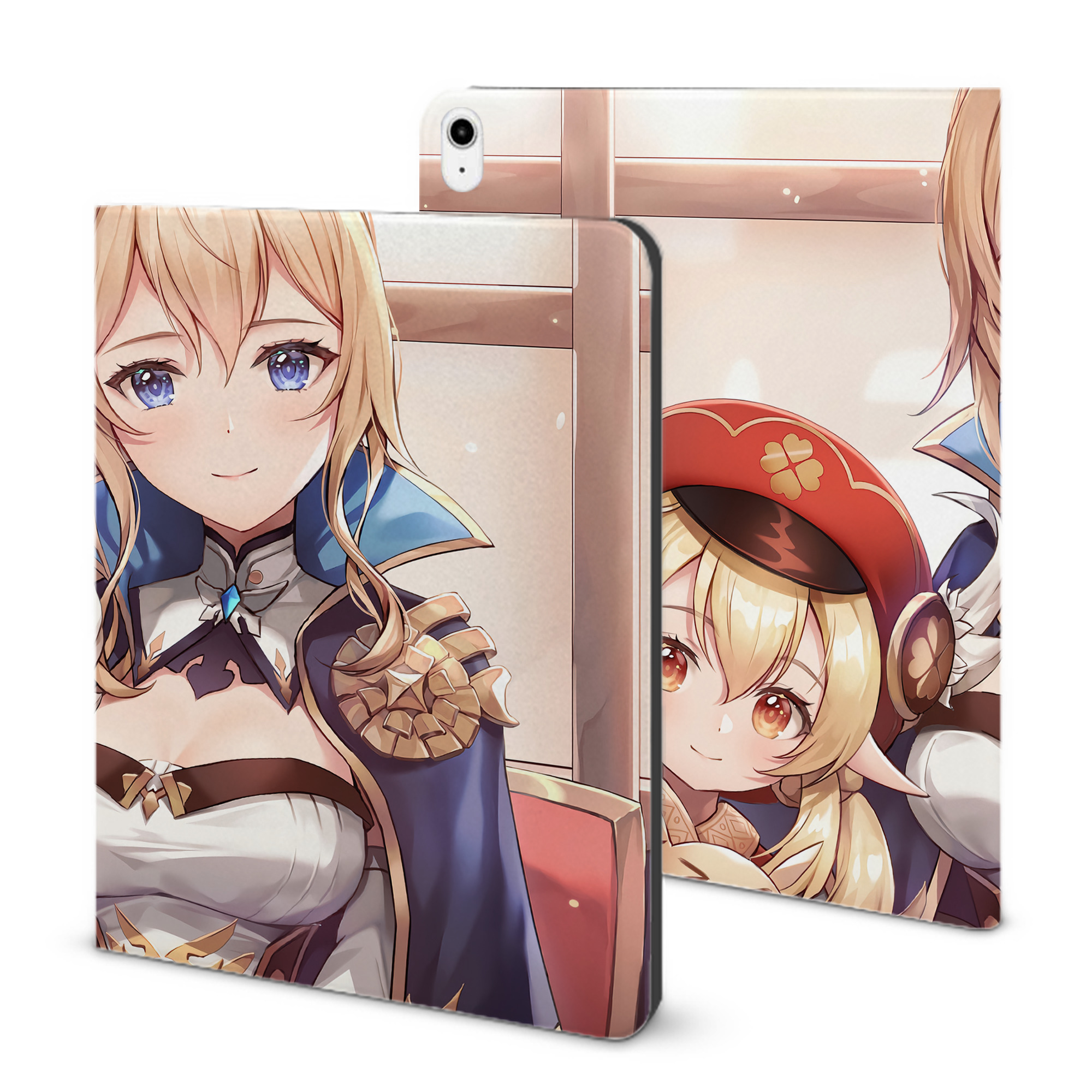 げんし神 genshin IPadケース ペンホルダー付き ブックスタイルデザイン